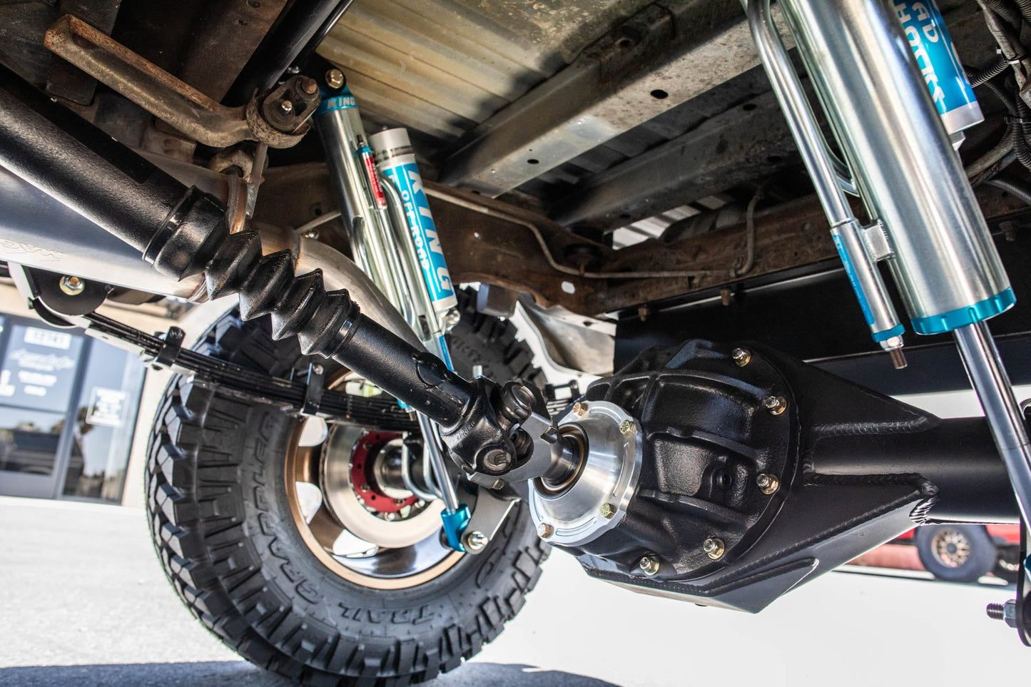 80-96 Ford Bronco Billet Upper Rear Shock Mount