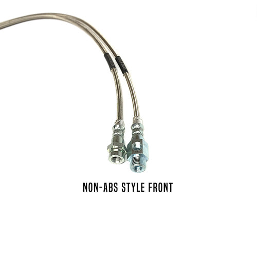 80-96 Ford Bronco Front and Rear Extended Stainless Brake Line Kit