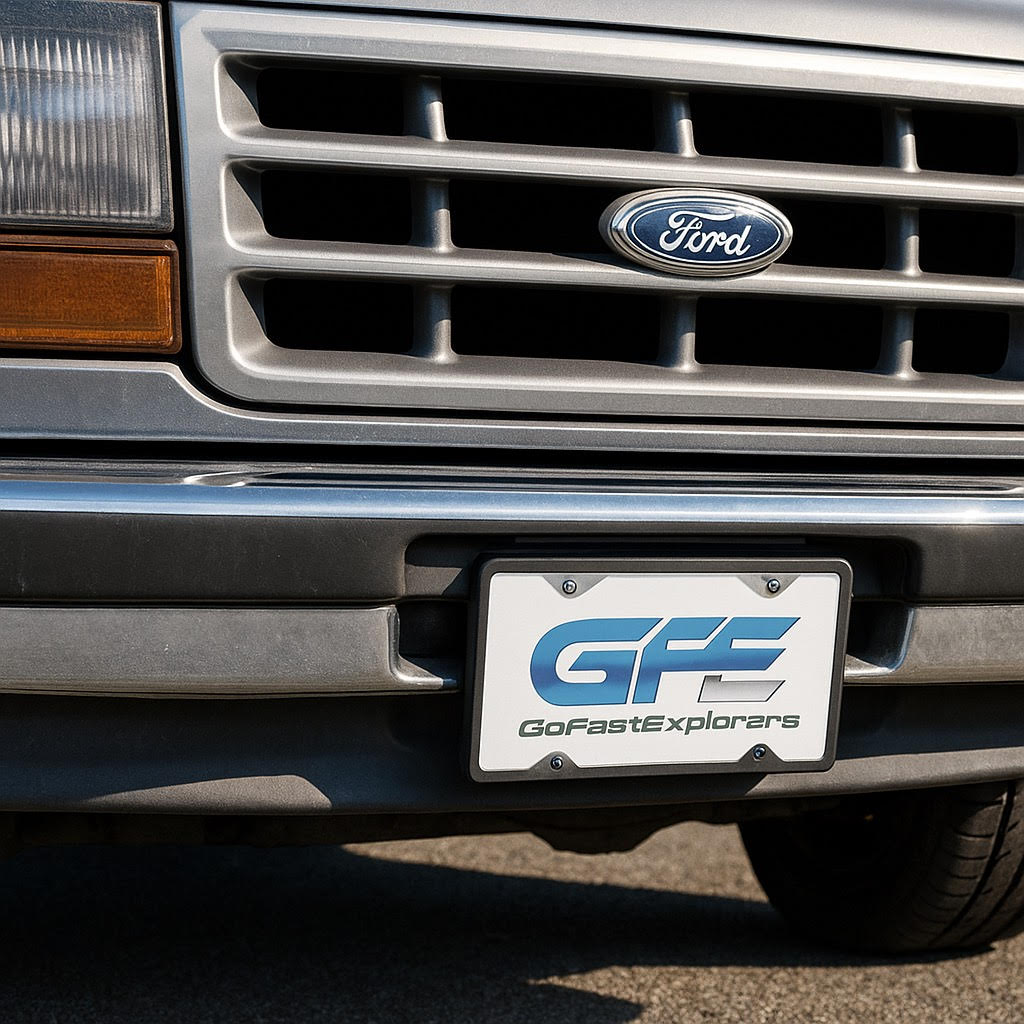 GoFastExplorers Vanity Plate