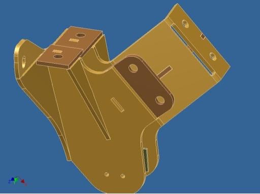Dana 35/Dana 44 Conversion Beam Brackets